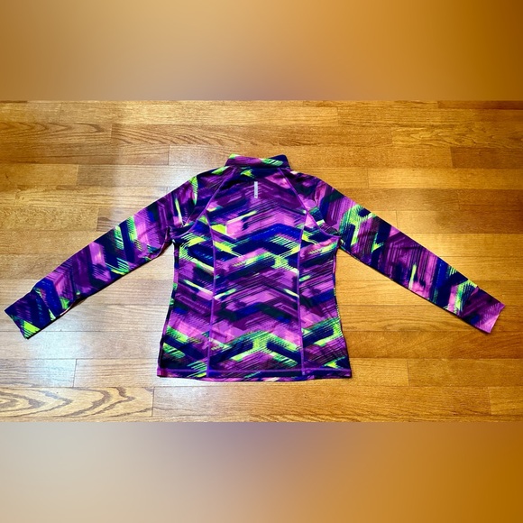 Xersion Purple Multicolored Activewear Top Sz L - Picture 6 of 6